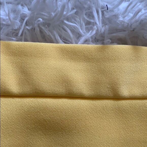 Vintage Metrostyle Women’s Yellow 2-Piece Jacket Skirt Matching Suit Set Size 12 - Picture 11 of 16